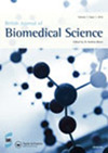 BRITISH JOURNAL OF BIOMEDICAL SCIENCE雜志封面